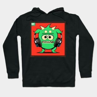 Headphones Monster Cartoon Hoodie